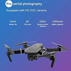 E88 Pro Drone with 4K Camera for Adults, WiFi FPV