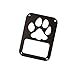 ICARS 2007-2018 Jeep Wrangler JK JKU Tail Light Guards Protector Cover Dog Paw - Pair