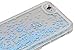 iPhone 6 Plus Case,Liquid Quicksand Bling Adorable Flowing Floating Moving Shine Glitter Love Heart Hard Case for iPhone6 Plus(Bling Blue)