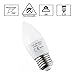 AED Lighting 6Watt LED Candle Light Bulb E26 Base, Neutral White 4000K, 60W Equivalent 470lm, B11 Light bulbs 200 Degree Beam Angle Non-Dimmable for home, Pack of 6