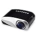 iToobe i8 LED Mini Portable Pocket Multimedia Home Cinema Theater Video Projector Support 1080P with HDMI/USB/AV/SD/VGA Input for Movies Games Music Home Theater Entertainment (Black)