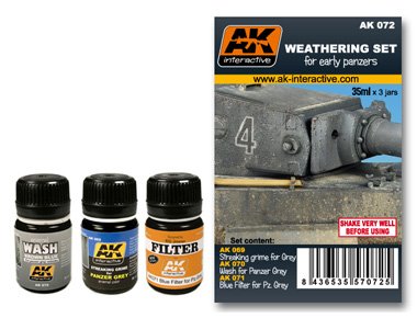 Early Panzers Enamel Paint Set (69, 70, 71) AK Interactive