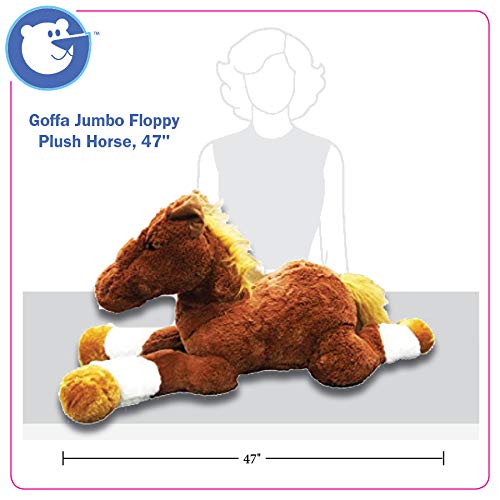 Goffa Jumbo Floppy Plush Horse, 47" Pricepulse
