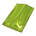 100 Pack Mylar Foil Heat Sealable Bag Aluminum Foil Pouch Bulk Food Storage Central Vacuum Bag (Green, 2.4x3.5 inches (1.97x3.35 inches Inner Size))