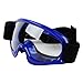 TCMT Dot Youth & Kids Motocross Offroad Street Helmet Blue Flame Motorcycle Helmet Silver Dirt Bike Helmet+Goggles+gloves M