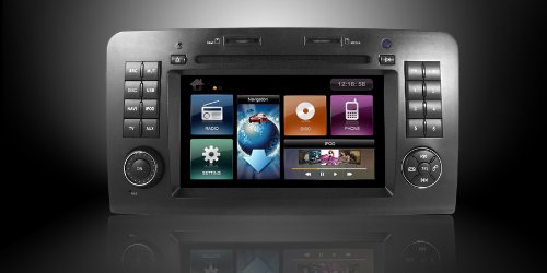 OttoNavi MB0511GL-DYMBMLNA Mercedes Benz 07-11 GL 350/450/550/X164 Multimedia In-Dash Double Din OEM Replacement Car Radio