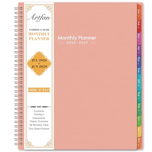 2026-2029 Monthly Planner
