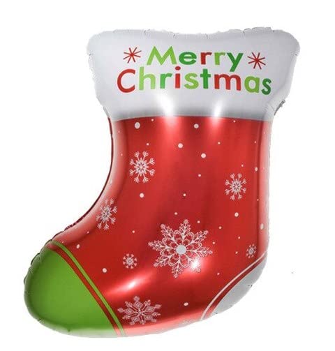 Stocking Christmas Foil Balloon, 58cm (2 pack) — image 1