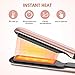 Hair Straighteners, Ceramic Flat Iron and LCD Digital Display, Instant Heat with Adjustable Temperature Straightener Iron Suitable for All Hair Typesthumb 1
