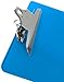 Trade Quest Plastic Clipboard Transparent Color Letter Size Standard Clip (Pack of 6) (Assorted)
