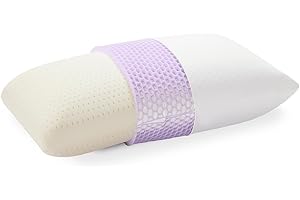 Purple Harmony Pillow - Standard - Medium, Greatest Pillow Ever Invented, 360º Hex Grid & Talalay Latex Core - No Pressure Support, Stays Cool, Luxurious Comfort