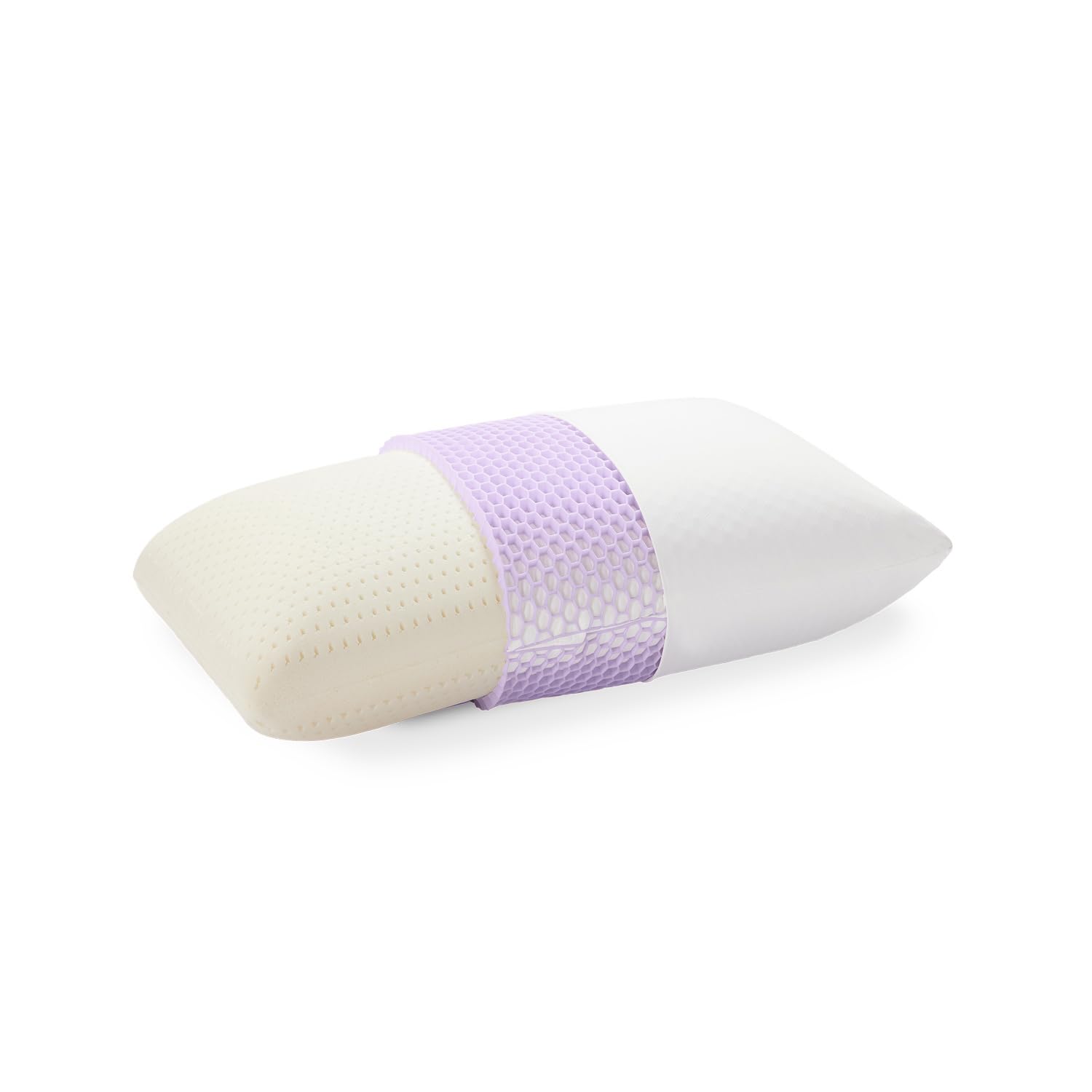 Photo 1 of Purple Harmony Pillow - Standard - Medium, Greatest Pillow Ever Invented, 360º Hex Grid & Talalay Latex Core - No Pressure Support, Stays Cool, Luxurious Comfort