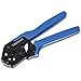 TRENDnet Coaxial Ratchet Crimp Tool, Designed for Crimping RG58/59/62/6 Coaxial Cables, Heavy Duty Carbon Steel, TC-CCT