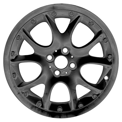 Multiple Manufactures ALY59571U45 Black Wheel with Machined and Meets All Federal Motor Safety Standards (17 x 7. inches /4 x 100 mm, 48 mm Offset)