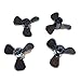 Lego Parts: Boat/Submersible Propeller 3 Blade - 3 Diameter (Service Pack of 4 - Black)