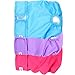 wegreeco Washable Reusable Premium Female Dog Diapers, Small Medium Large Size, Pack of 3,Dog Doggie Puppy & Doggy Diapers Female,Period Panties in Heat (Small)
