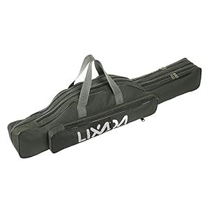 Lixada Sac De Pêche Sac à Roulettes Portatif à Rouleaux De Pêche Sac à Pêche Pole Gear Tackle Tool Carry Case Carrier