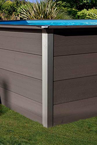 Gre KPCOR60 Rechteckiger Pool Composite 606 x 326 x 124 cm, mit Filtration 6 m3/h, Metallkeil – Bild 5