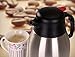 Utopia Home Premium Thermal Carafe Pitcher - 2 Liters Capacity - Double Wall Vacuum Insulation - Stainless Steel Unbreakable Construction - For Hot and Cold Beverages