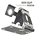 VASIVO 3 in 1 Universal Desktop Aluminum Folding Cellphone Stand Compatible with Watch,iPhone X 6 6s 7 8 Plus, Samsung, Android, Switch, iPad and Tablet