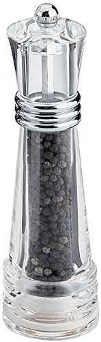 Grunwerg Krystal Acrylic ‘Lighthouse’ Single Pepper Mill, Gift Boxed, 18cm