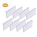 Plastic Label Holder Clear Tag Merchandise Sign Display Holder for Supermarket Shop IRCHLYN 80 Pcs (6cm x 4cm)