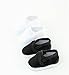 2 pack of Canvas Slip-On Shoes: Black and White | Fits 14