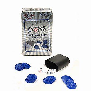 Left Center Right Dice Game - 25th Anniversary Collectors Tin