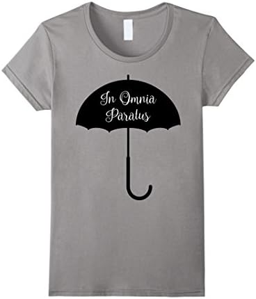 Women's In Omnia Paratus Shirt Medium Slate