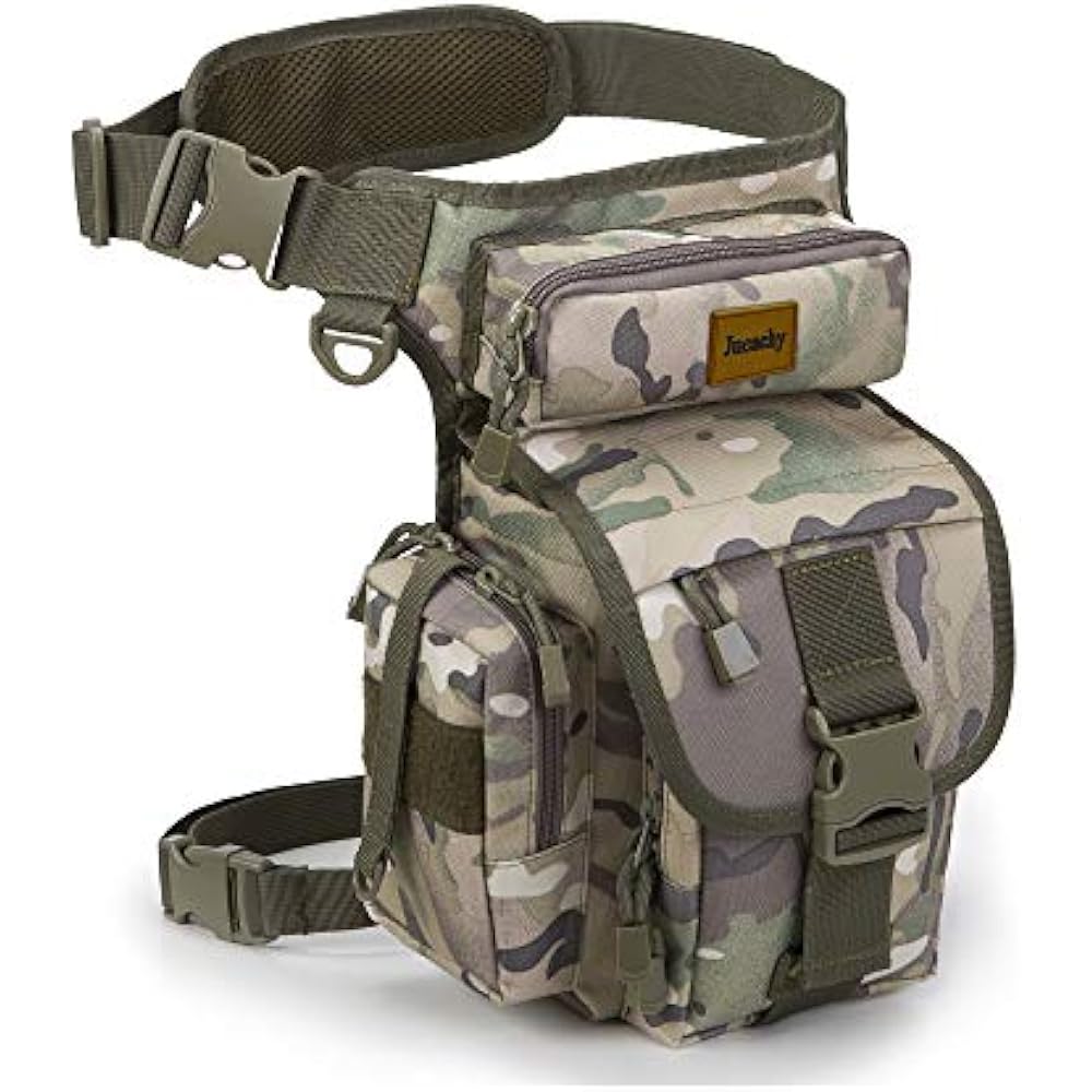 Drop Leg Bag For Men Metal Detecting Pouch Tactical Military Thigh