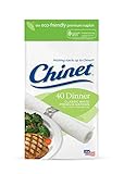 Chinet Classic 3 Ply Dinner Napkins, Large, White, 40 ct