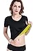 Vinmin Womens Hot Thermo Body Shaper T Shirt Neoprene Slimming Workout Sweat Sauna Suit Abdominal Trainer for Weight Loss