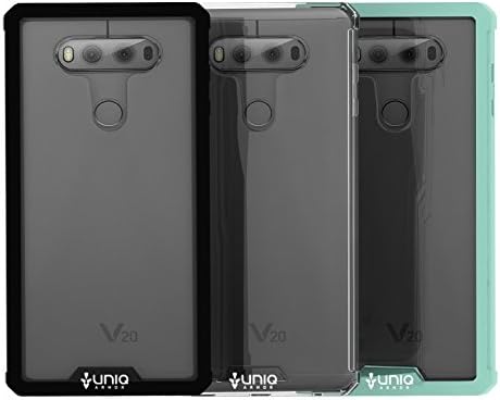 LG V20 Case by UniqArmor | Heavy Duty &amp; Light-Weight | TPU Featured 360° Protection | Stiff &amp; Non-Transparent for LGV20 Case | Full Protection from Oil, Grease and Abrasion | Clear