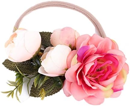 Cinhent Headband 1PC Fashion Elastic Baby Kids Handmade Flower Beautiful Decor