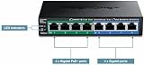TRENDnet 8-Port Gigabit PoE+ Unmanaged Switch TPE-TG44G 4 PoE+ Ports 61W Budget view 3