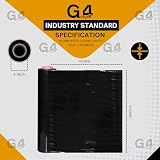 G4GADGET 2 Pack 400mm x 150m Premium Black Pallet Shrink Wrap 17µm view 3