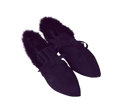 【クリックで詳細表示】[Formanism] セレカジ エレガント 大人 かわいい ふわふわ ファー リボン スエード ショート ブーツ レディース