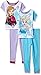 Disney Girls' Frozen 4-Piece Cotton Pajama Set