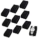 Bluecell 10 Pieces Velvet Small Bracelet Watch Pillow for Watch Box Jewelry Display Storage Case (Black) Product Name