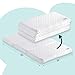 Tri-fold Pack n Play Mattress Pad with Firm (for Babies) & Soft (Toddlers) Sides | Portable Foldable Playard Mattress, Playpen Mattress for Pack and Play Crib | Includes Carry Case