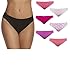 Felina Women's 6 & 8 Pack Cotton Stretch Sexy Active Sublime Low Rise Bikini Pantys