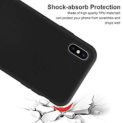 FZZSZS Slim Thin Black Case for Infinix Hot 11