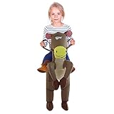 TOLOCO Inflatable Western Cowboy Riding Horse Halloween Costume (Horse-Child)