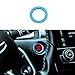 Thenice for 10th Gen Honda Civic Start/Stop Push Button Cover Ring, Anodized Aluminum Keyless Car Engine Power Control Trims for Civic 2016 2017 2018 2019 (Light blue)