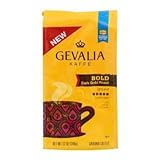 Gevalia Kaffe, Ground Coffee, Bold Dark Gold Roast, 12oz Bag (Pack of 2)