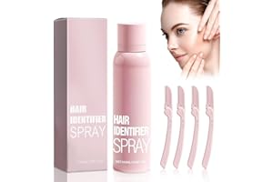 GENERIC Hair Identifier Spray for Face Dermaplaning, 2024 New Hair Identifier Spray for Face Shaving, Hair Identifying Spray for Dermaplaning,Women Dermaplaning Tool for Face (1 Set)#0701