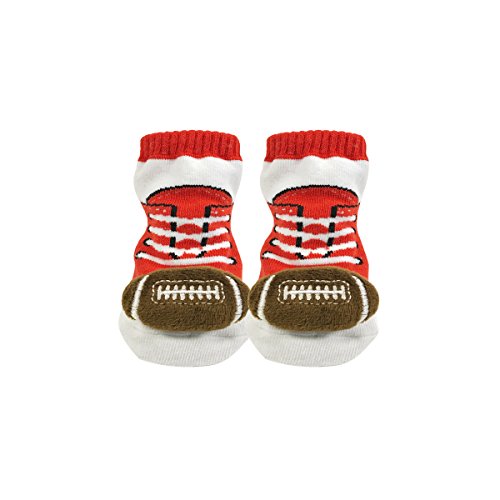 ALLYDREW Non-Skid Cartoon Animal Bootie Slipper Socks for Newborns (Set of 6)