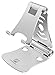 Adjustable Cell Phone Tablet Stand Multi-Angle, Pasonomi Foldable Desktop Stand Holder Dock Cradle Compatible with iPhone X/8/8 Plus, iPad Pro/Air, Phone, Accessories, Tablets, Laptops, Macbook-Silver