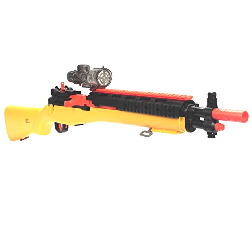 Foam Dart Gun & Water Ball Blaster Spring Powered Toy Gun Sniper M14