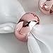 Efavormart Wholesale Acrylic Napkin Rings for Wedding Birthday Party Tableware - Set of 20 - Blush
